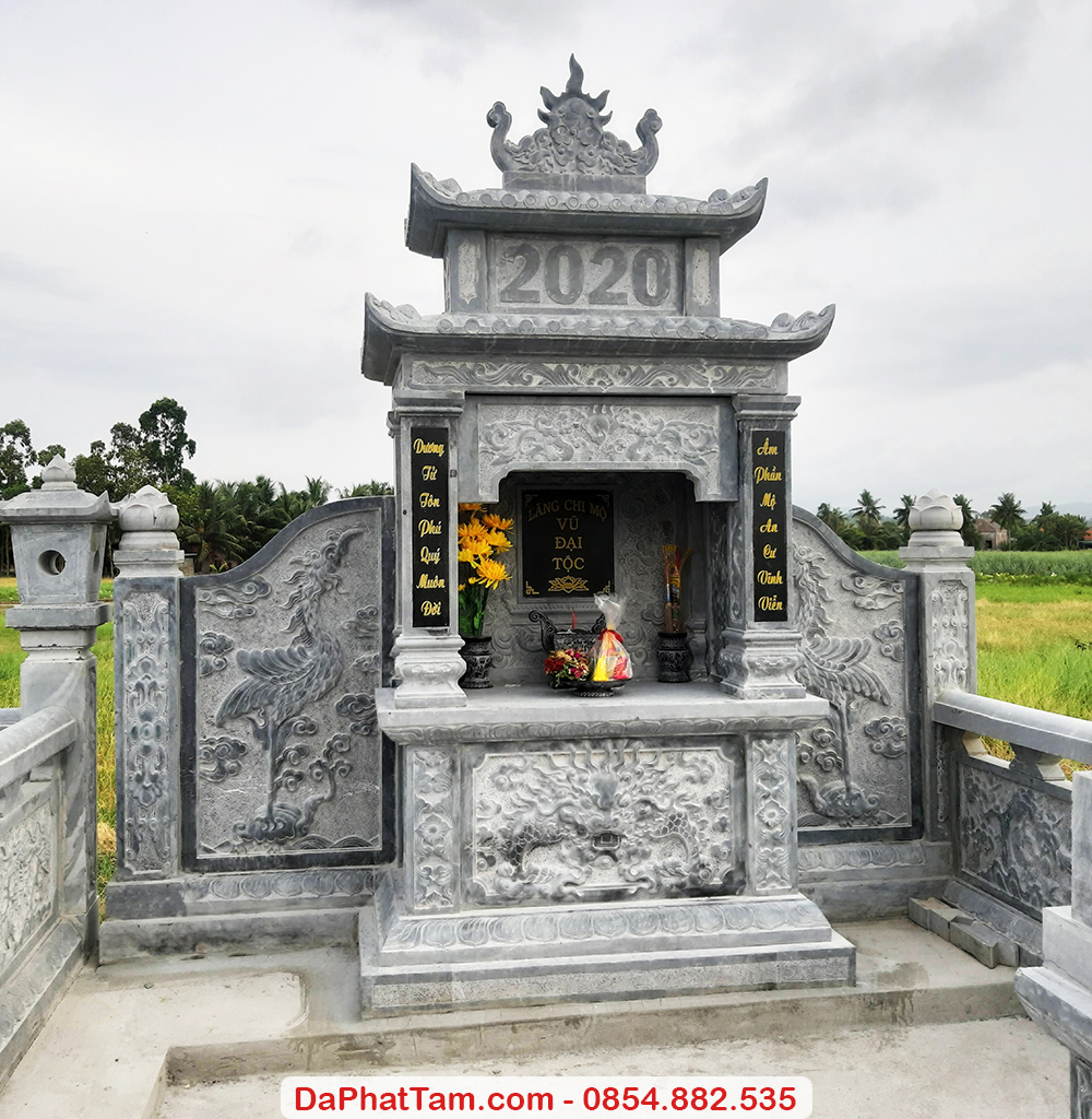 NHỮNG MẪU LĂNG MỘ XÂY ĐẸP, đá phát tâm