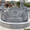 Cuốn Thư Đá ( Bình Phong Đá) cho lăng mộ đá