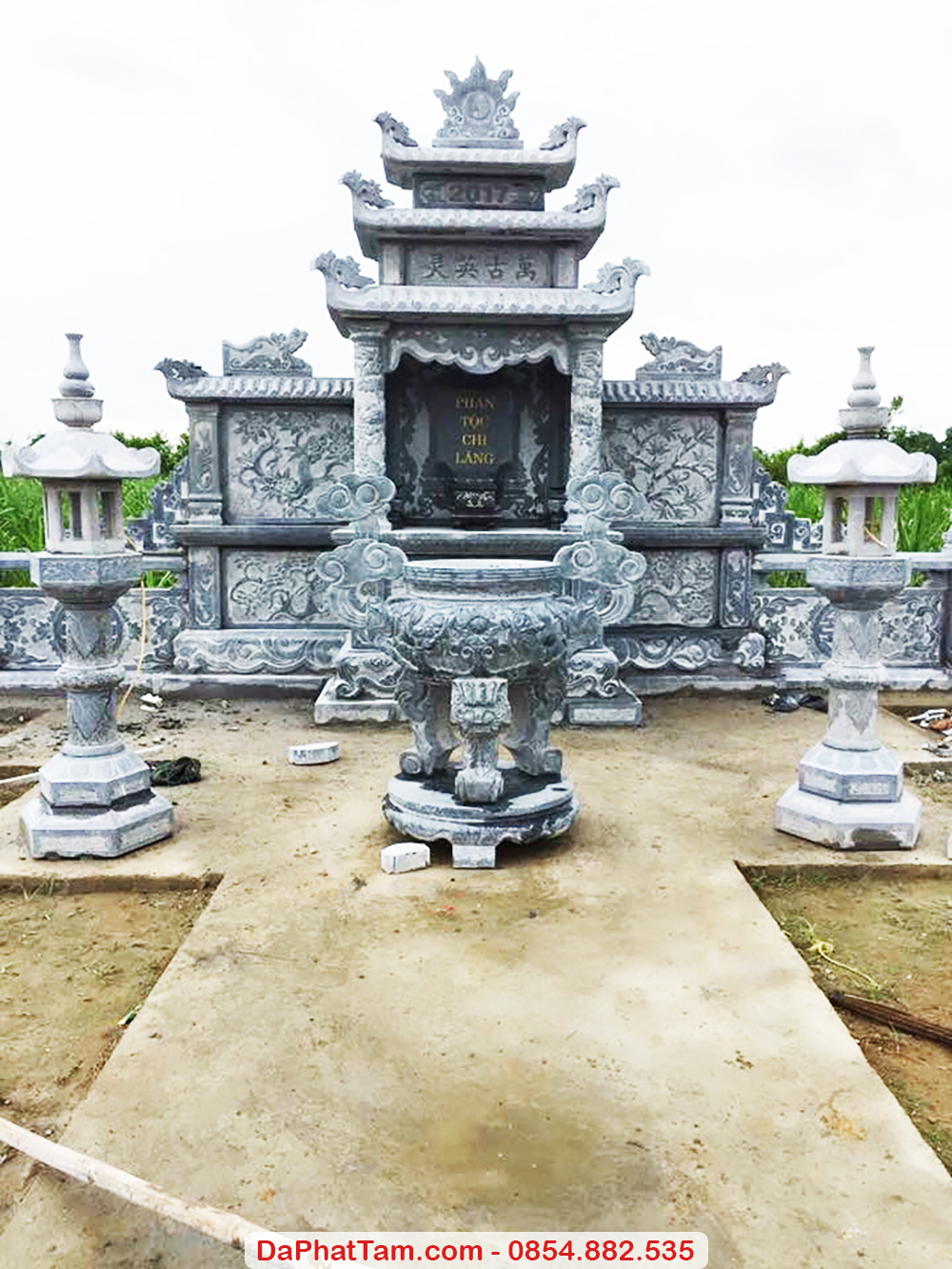 NHỮNG MẪU LĂNG MỘ XÂY ĐẸP, đá phát tâm