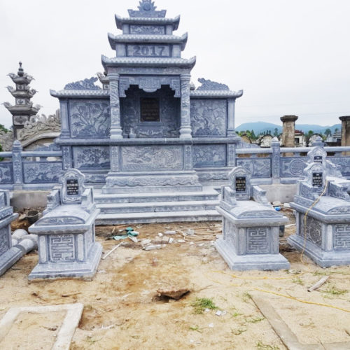 Báo Giá Khu Lăng Mộ Đá Chuẩn Phong Thủy, Đẹp Nhất 2021 (PT03)