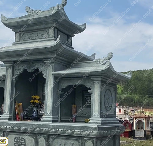 lăng mộ đá xanh rêu, đá phát tâm, đá mỹ nghệ phát tâm