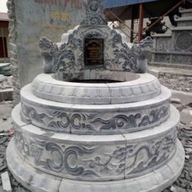 mộ đá tròn đẹp 9