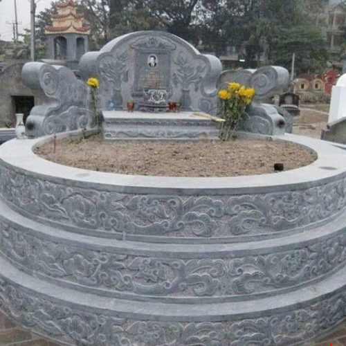 mộ đá tròn cụ ông