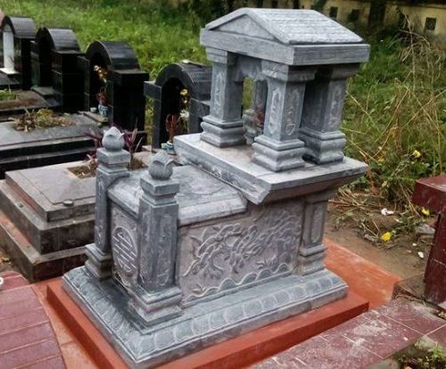 Báo Giá Mộ Đá Một Mái Chuẩn Phong Thủy Đẹp Nhất 2021 (PT18)