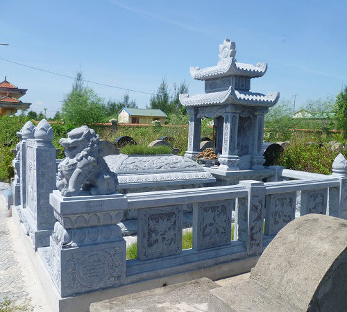 Báo Giá Khu Lăng Mộ Đá Chuẩn Phong Thủy, Đẹp Nhất 2021 (PT06)