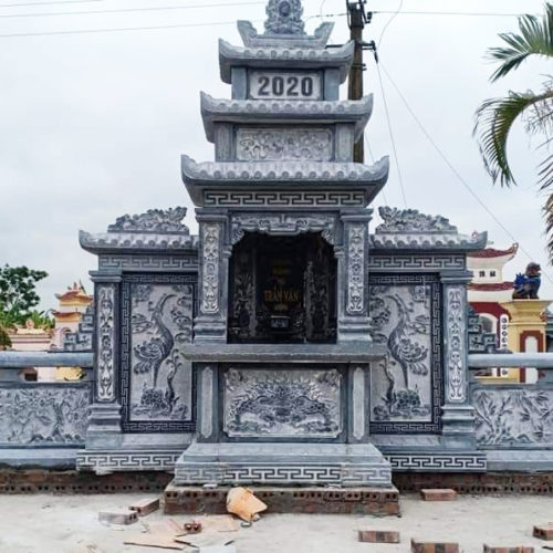 Báo Giá Lăng Thờ Đá Chuẩn Phong Thủy, Đẹp Nhất 2021 (PT011)