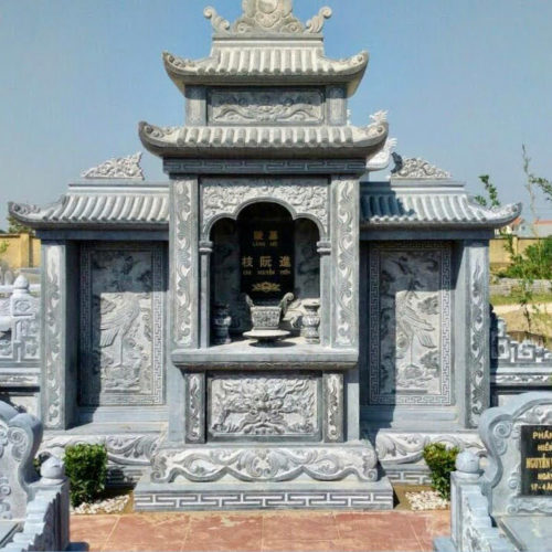 Báo Giá Lăng Thờ Đá Chuẩn Phong Thủy, Đẹp Nhất 2021 (PT09)