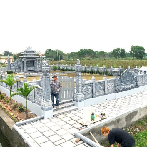 Lăng Mộ Đá Xanh Đen Loại 1 - Đẳng Cấp, Chuẩn Phong Thủy (PT131)